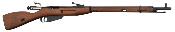 DoubleBell MosinNagan Spring Rifle/ejectable bullet 6mm Wood/Metal 1J