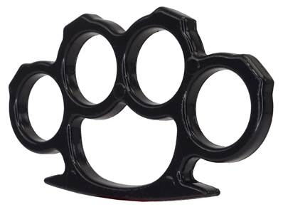 Black Knuckle Duster Aluminium