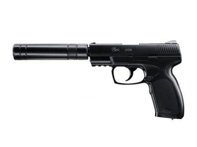 Combat Zone COP SK BK CO2 Fixed with Silencer 1.9J