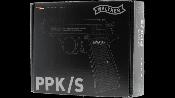 Walther PPK/S 4.5mm (.177) bb BK Metal Co2 Blowback 1.3J