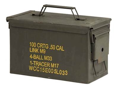 Ammo Box US Metal Cal. 50/5.56 - 28x28x14cm