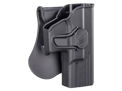 Amomax Polymer holster 360 G19 BK