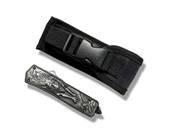 Automatic knife Fenrir Metal 6cm Blade with glass breaker & pouch