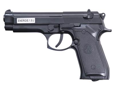 Co2 Pistol 6mm M9 BK Full-Metal Fixed Slide 1.8J