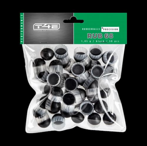 T4E RBP .68 Precision hard rubber ball (x50)
