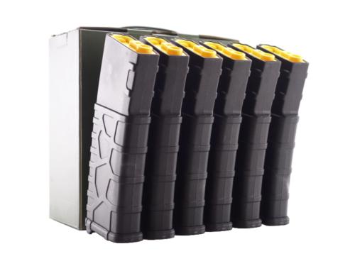 Classic Army M4 VMS-MAG Hi-Cap 330 BBs BK/Yellow (x6)