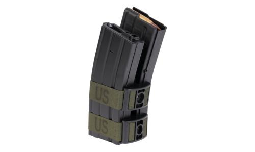M4 Hi-Cap metal/ABS Double Magazine BK 800 BBs with Dummy bullets